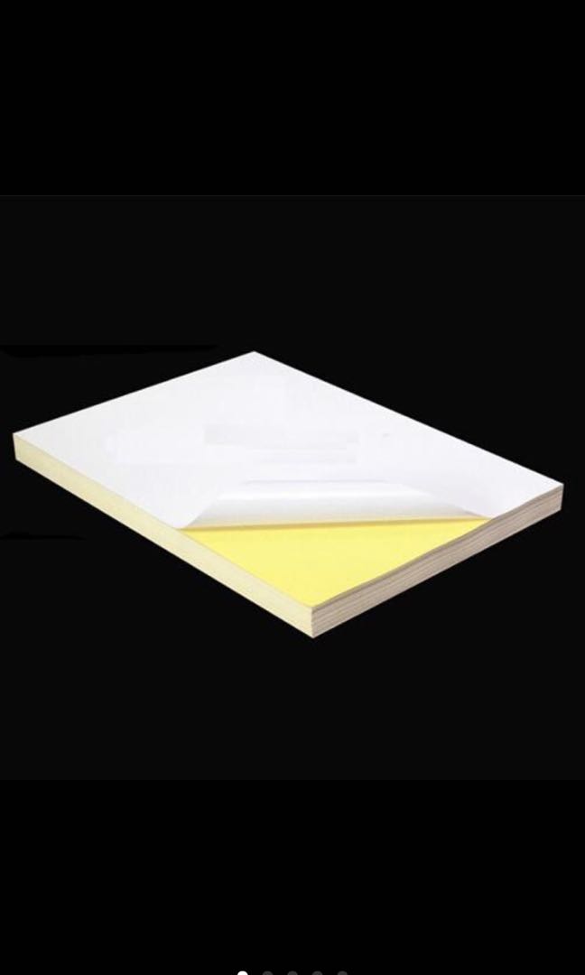 glossy sticker paper