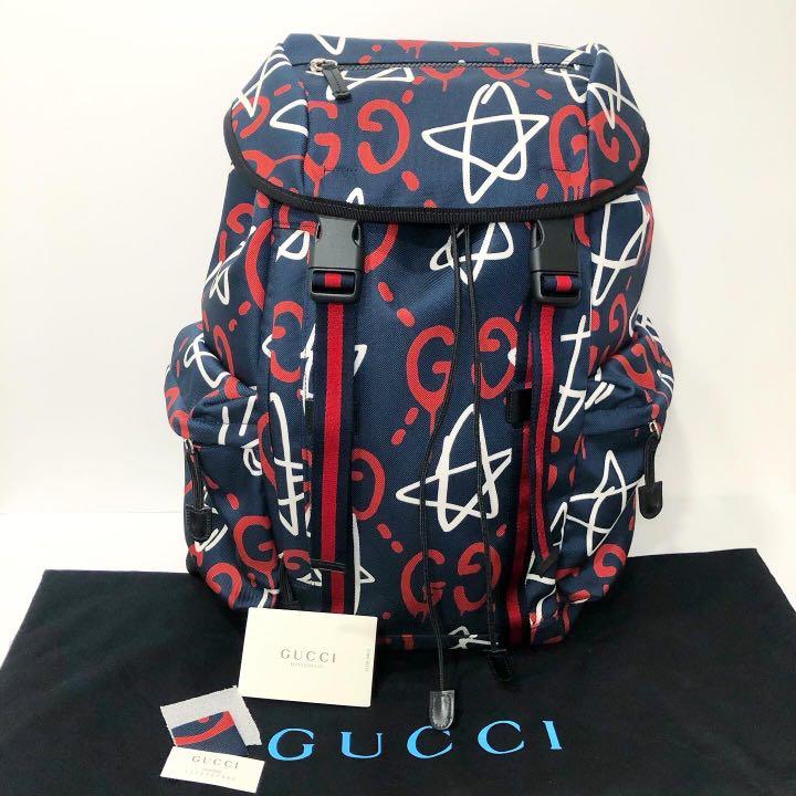 gucci graffiti backpack