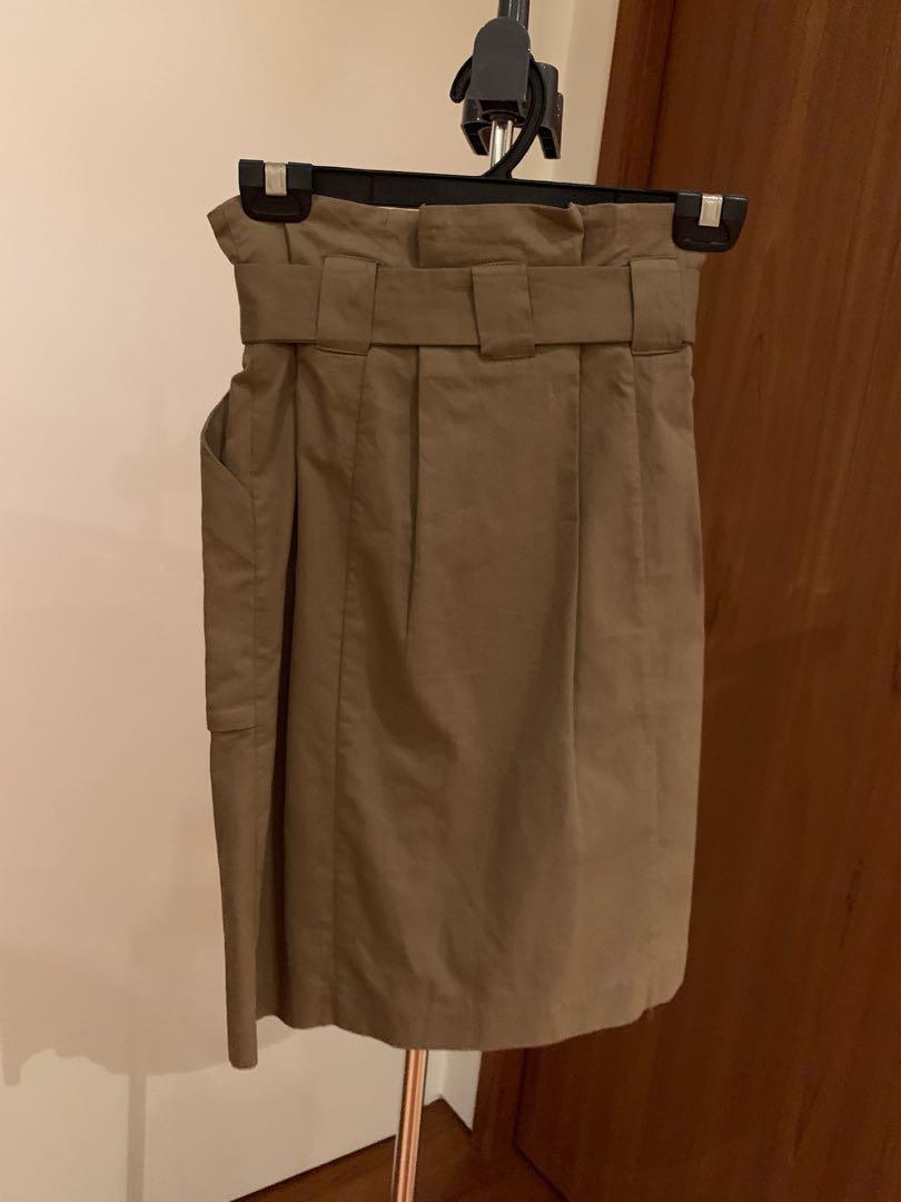 Paper bag skirt h&m store