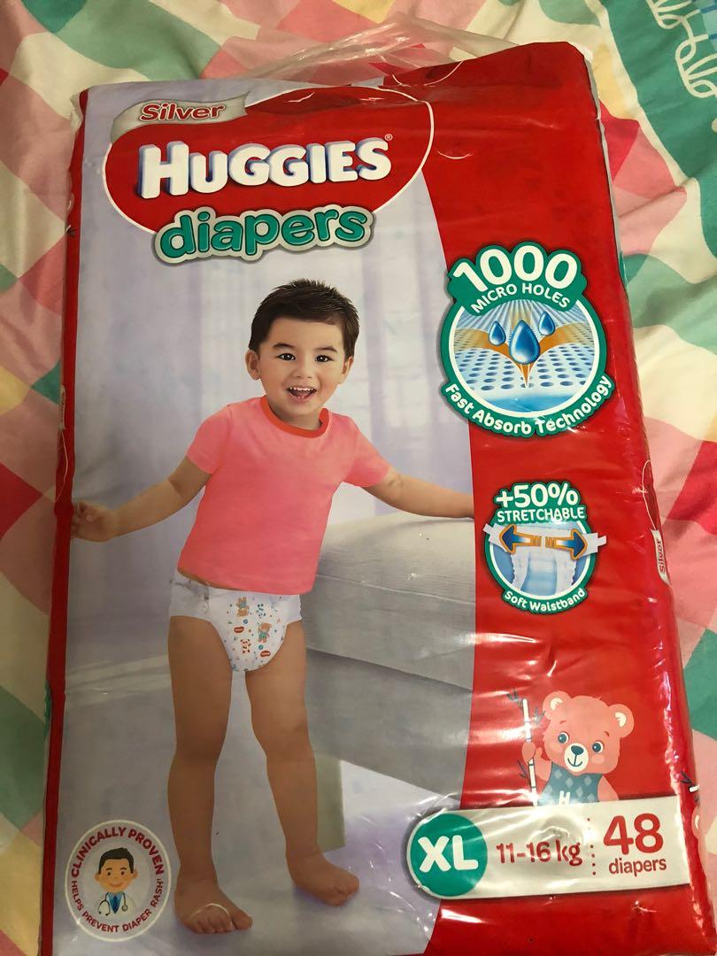 Huggies diaper (tape) XL Babies Kids Bathing Changing Diapers