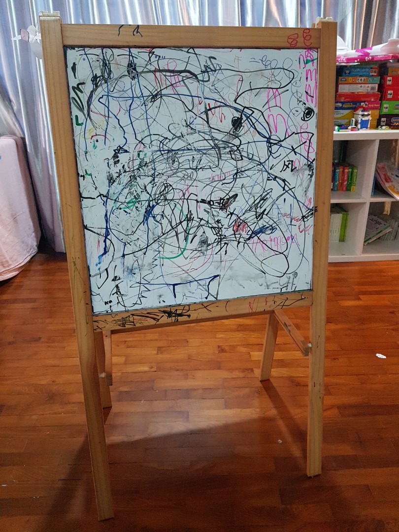 Ikea children chalkboard whiteboard, Babies & Kids, Baby Nursery & Kids