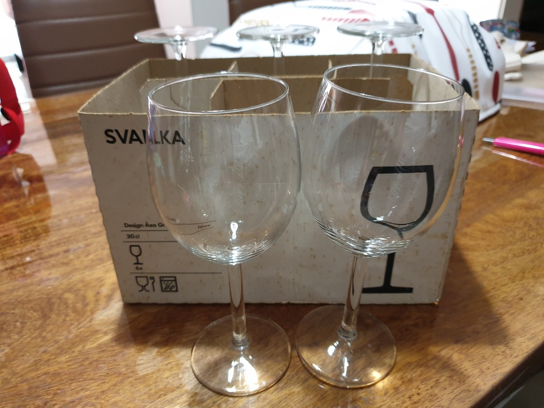 IKEA wine glass variety, Furniture & Home Living, Kitchenware
