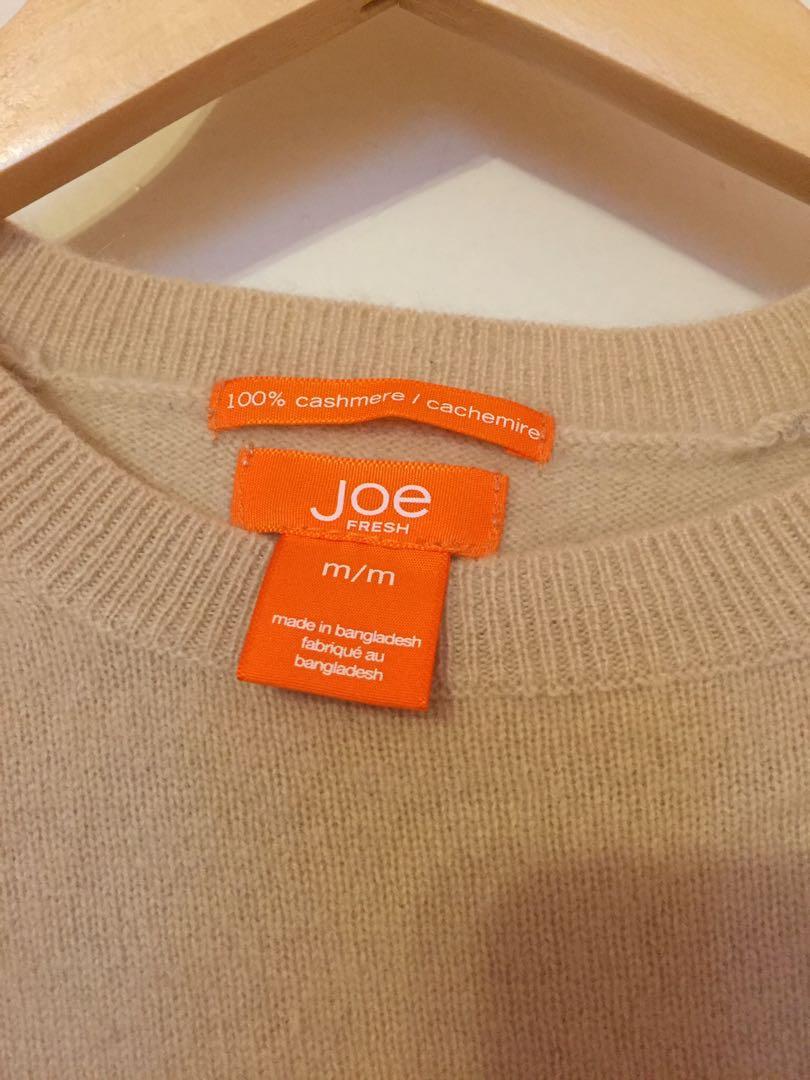 Joe Fresh Cashmere Sweater Women s Fashion Clothes on Carousell