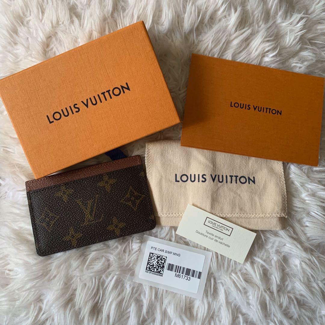 Fast Deal] Geniune LV Card Holder, Luxury, Bags & Wallets on Carousell
