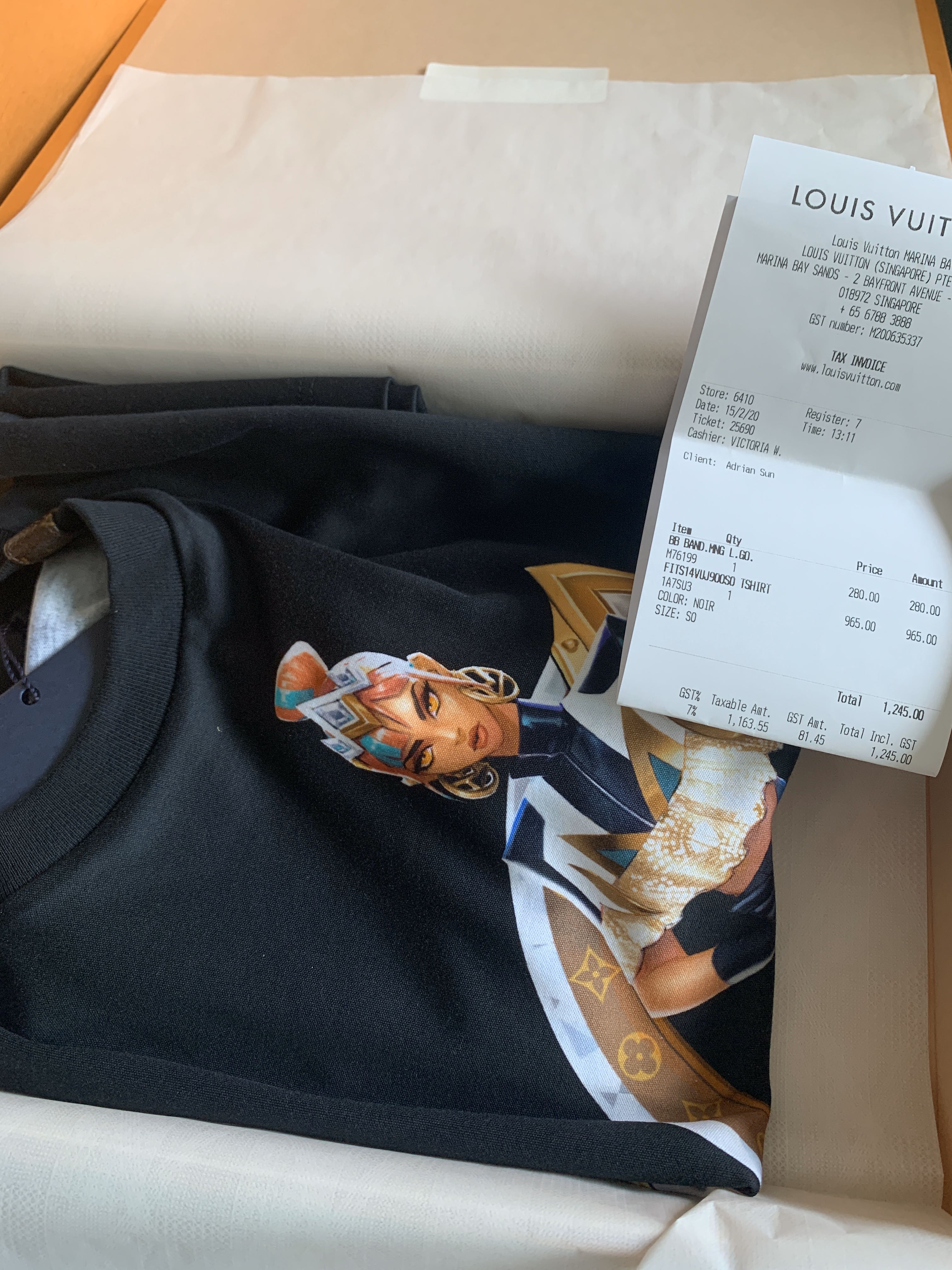 Louis Vuitton X League of Legend LOL Qiyana Tee, Luxury, Apparel on  Carousell