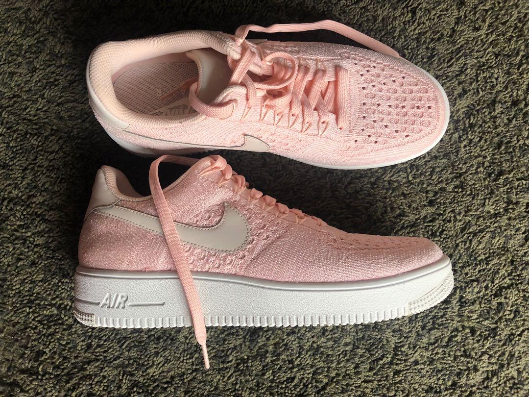 Air force one flyknit sale rose
