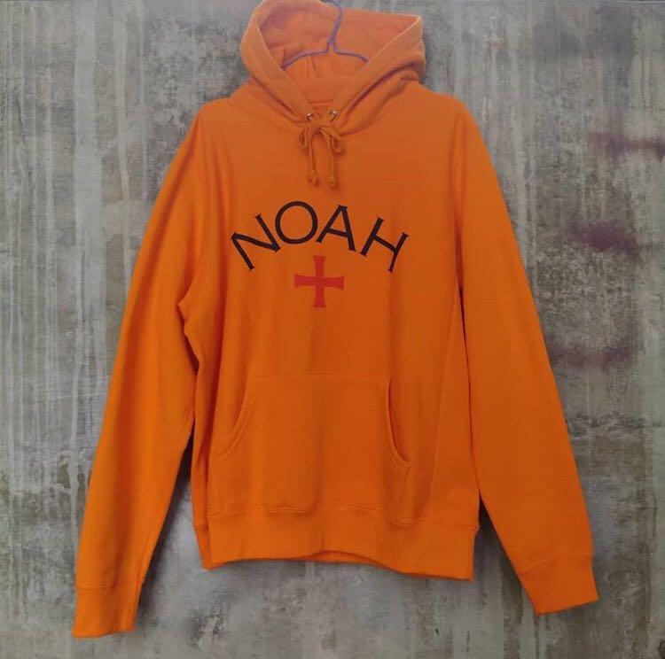 Noah NYC Core Logo hoodie orange
