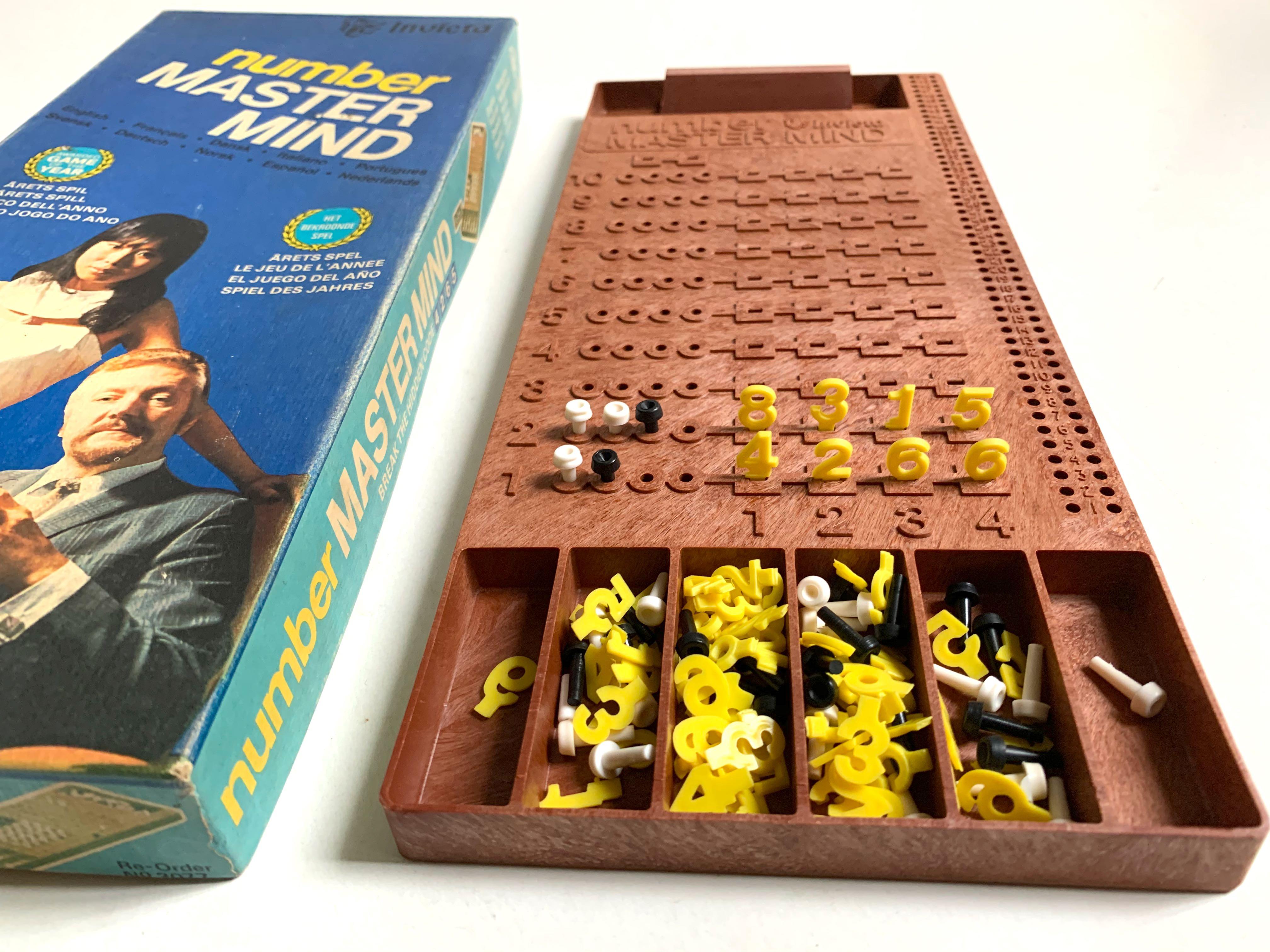 Number Mastermind (Vintage Set), Hobbies & Toys, Toys & Games on Carousell