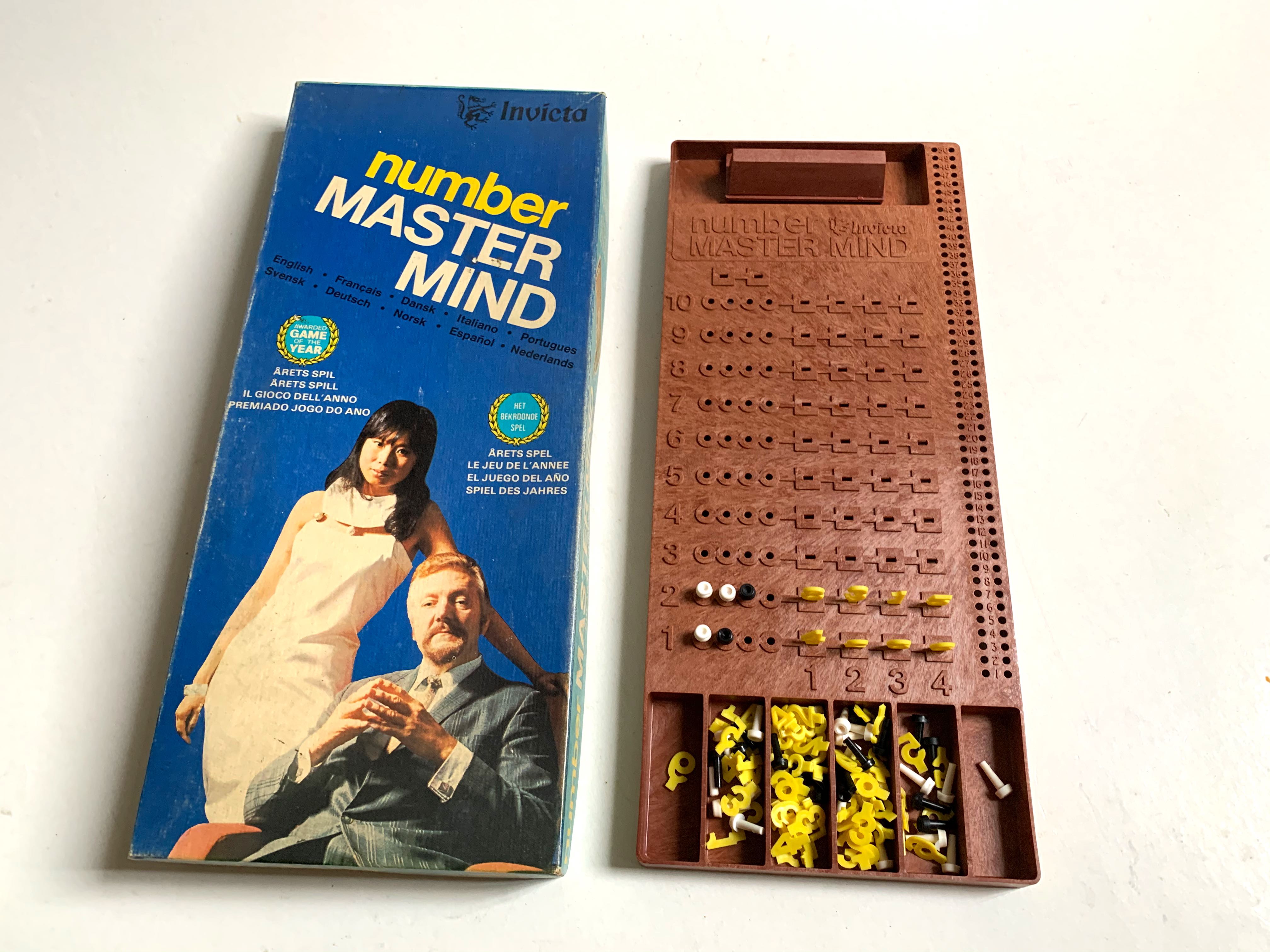 Number Mastermind (Vintage Set), Hobbies & Toys, Toys & Games on Carousell