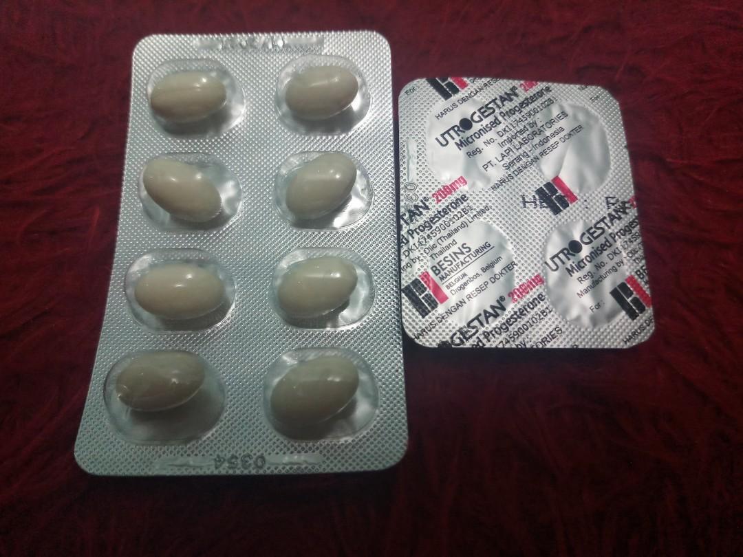 Obat Penguat Kandungan Utrogestan Promil Kesehatan Kecantikan Kulit Sabun Tubuh Di Carousell