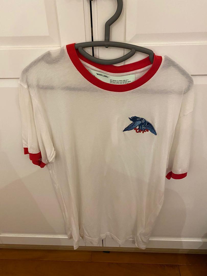 off white eagle tee