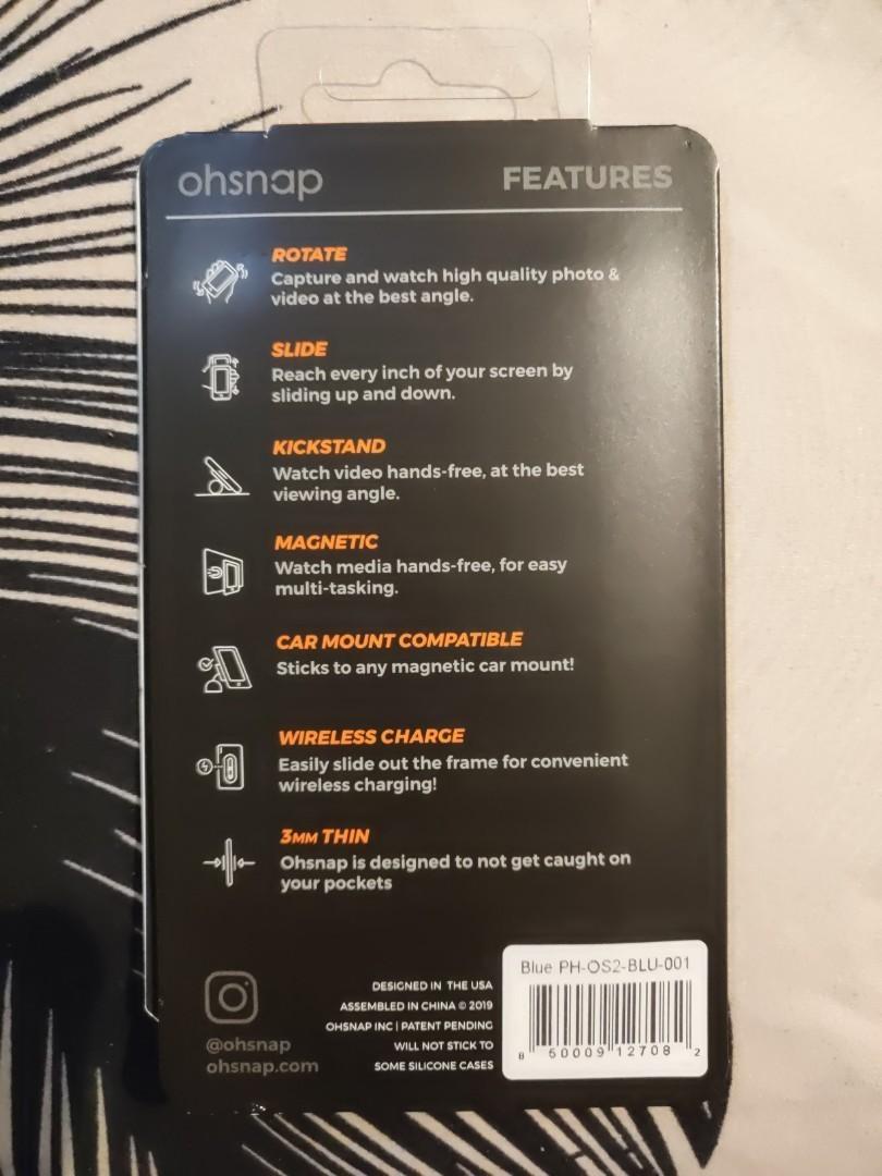 Ohsnap phone grip, Mobile Phones & Gadgets, Mobile & Gadget Accessories
