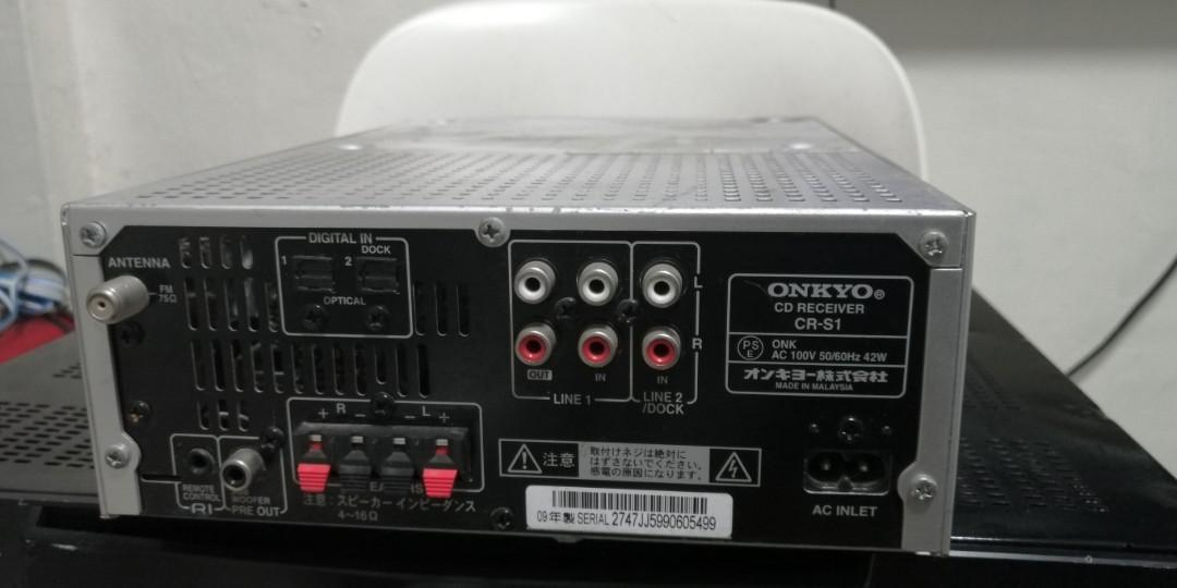 ONKYO CD RECEIVER CR-S1, Audio, Soundbars, Speakers & Amplifiers