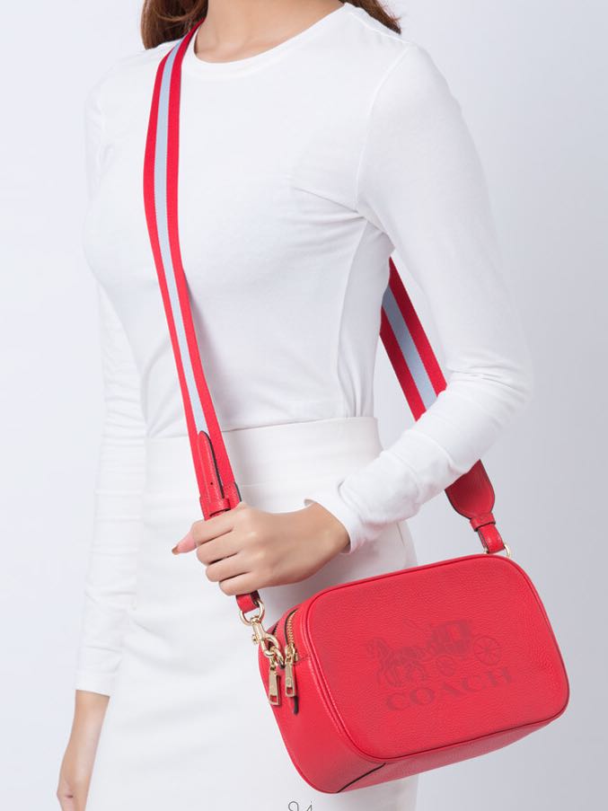 Coach crossbody red top