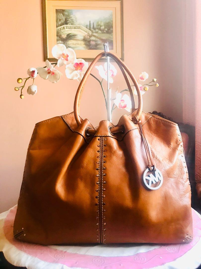 Original Michael Kors Astor Ring handle Genuine Leather Tote (FREE  SHIPPING), Luxury, Bags & Wallets on Carousell