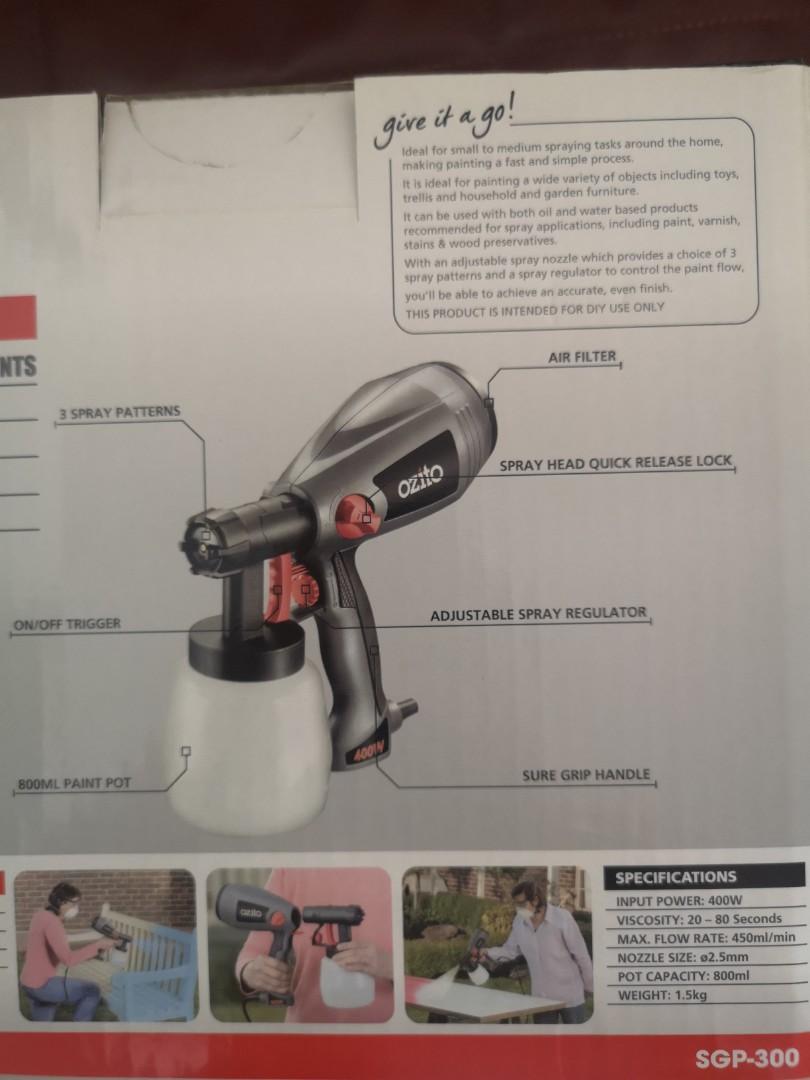 How To Assemble Ozito Spray Gun