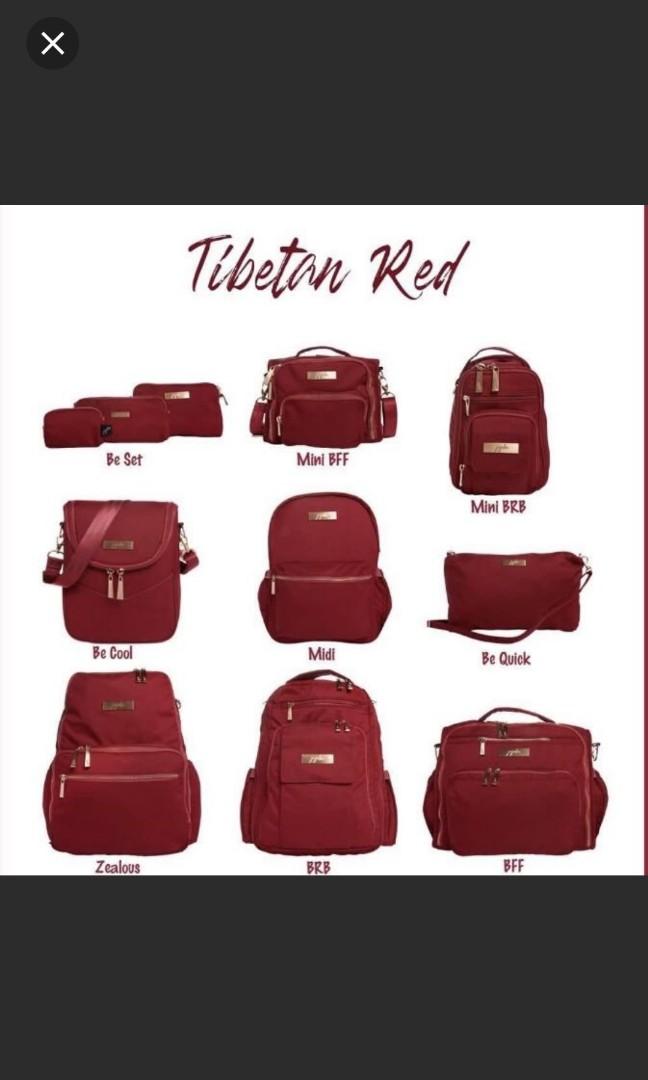 PO] US exclusive Jujube Chromatic Series Tibetan Red /Blush and Olive,  Babies & Kids, Going Out, Diaper Bags & Wetbags on Carousell