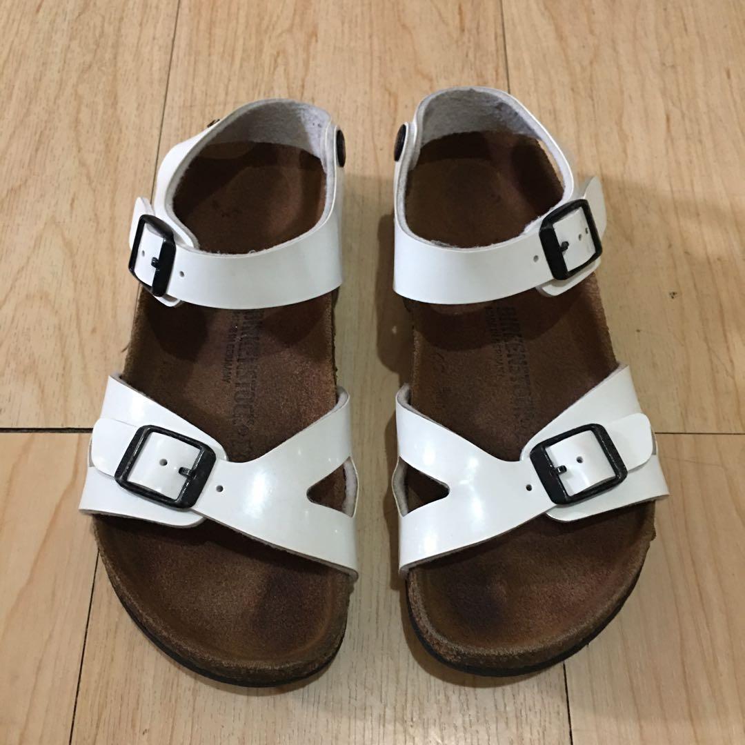 Sale Preloved Birkenstock Rio For Kids Authentic Babies Kids Babies Kids Fashion On Carousell