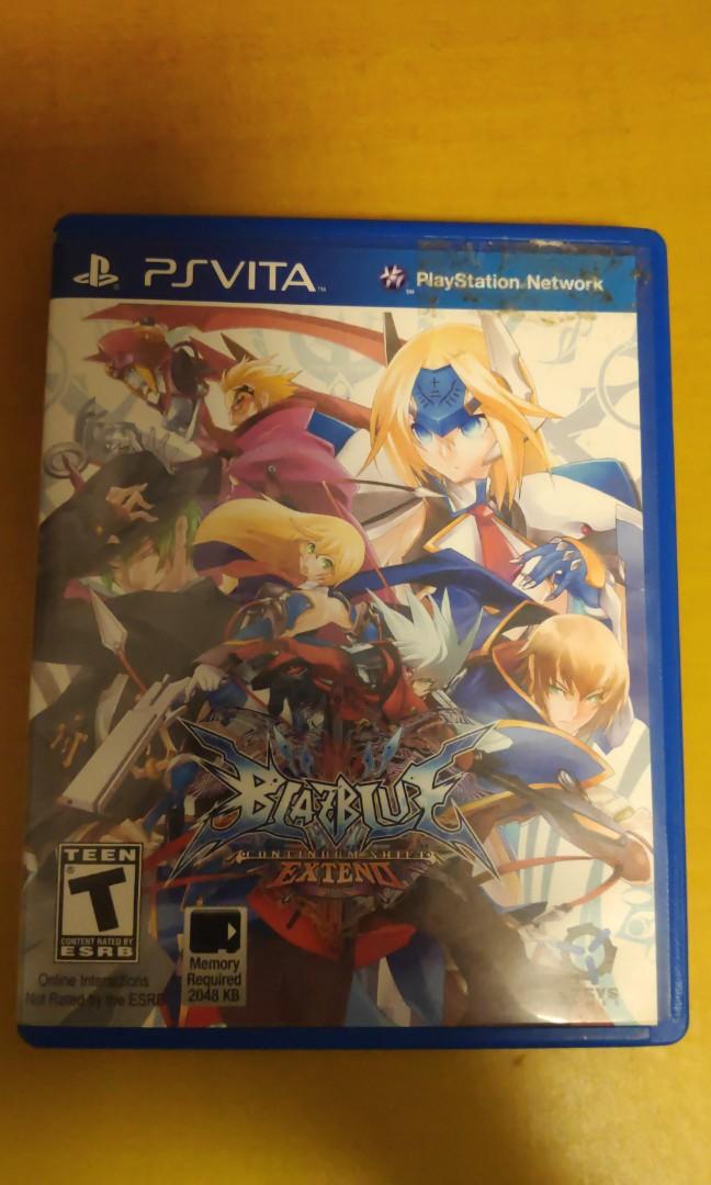 Ps Vita Game Blazblue Continuum Shift Extend Video Gaming Video Game Consoles Playstation On Carousell