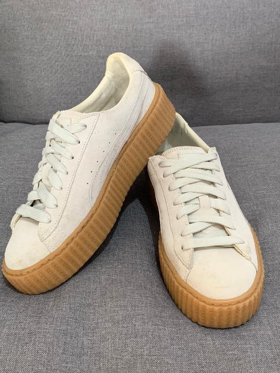 Puma creepers white oatmeal deals