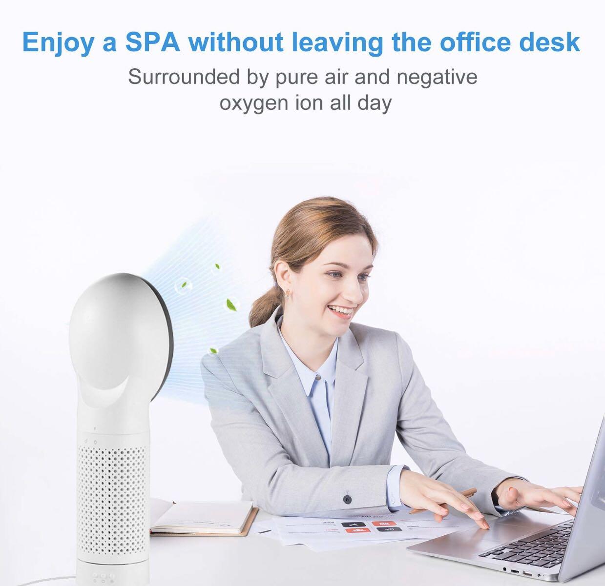 Queenty desktop discount air purifier