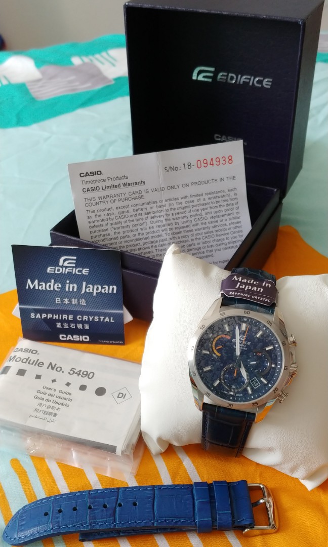 casio edifice module no 5490