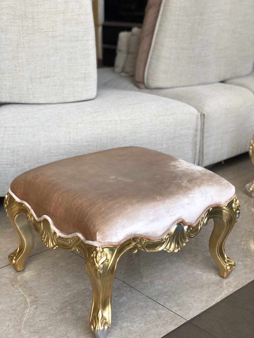 Replica Modern Baroque Coffee Table Stools 2 Pieces Furniture Tables Chairs On Carousell