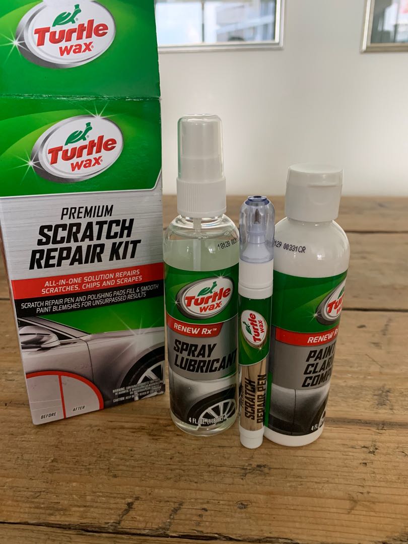 Scratch repair kit turtle wax, Car Accessories, Accessories on Carousell