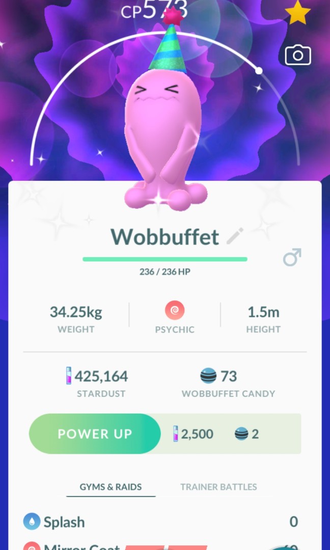Wobbuffet party hat clearance