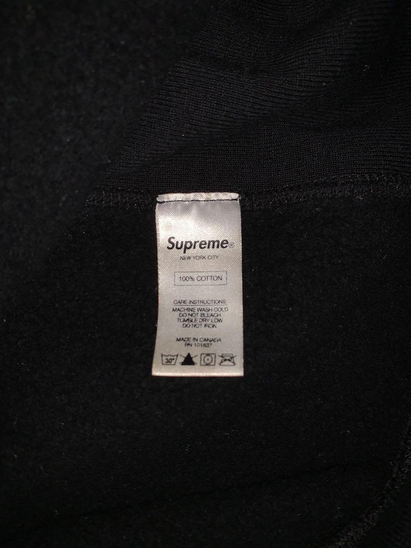 FW14 Supreme Box Logo Hoodie Black Tonal – lexxoseptboardshop