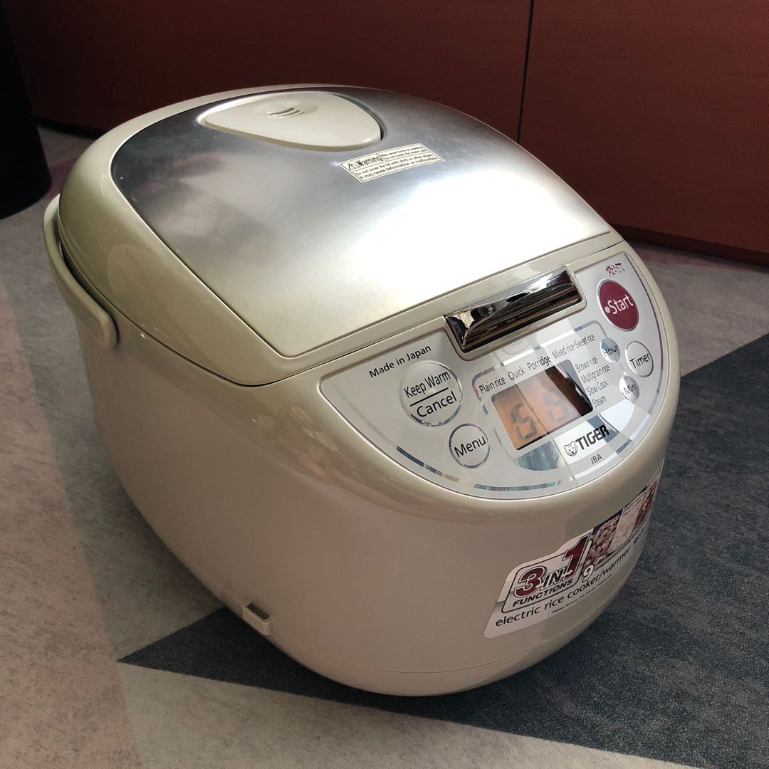 Tiger 3-in-1 Electric Rice Cooker/Warmer [JBA-T18S], TV & Home