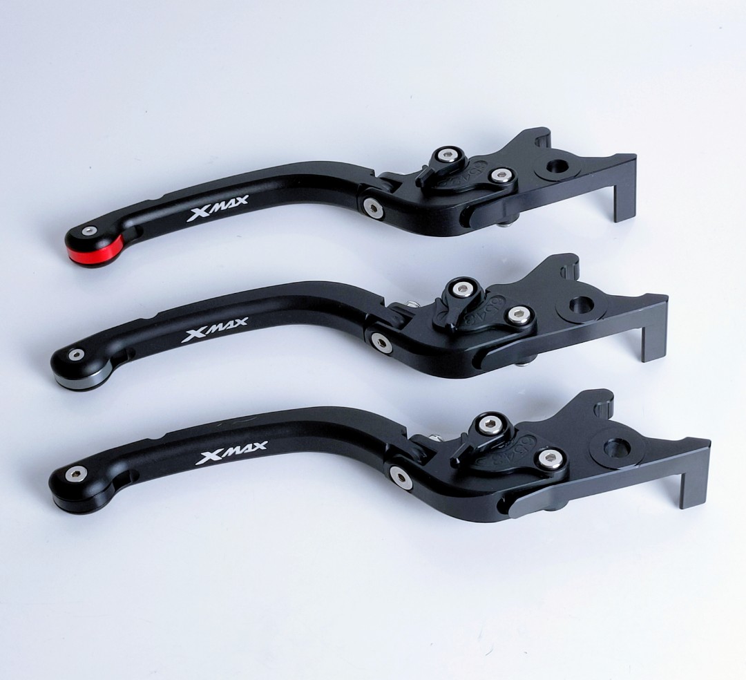 XMAX Brake lever fully adjustable foldable unbreakable, Motorcycles