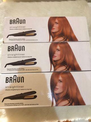braun hair iron