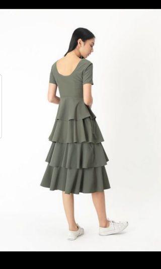 Aforarcade Laurette Tier Dress in Size S