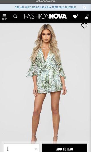 NEW Fashionnova Romper