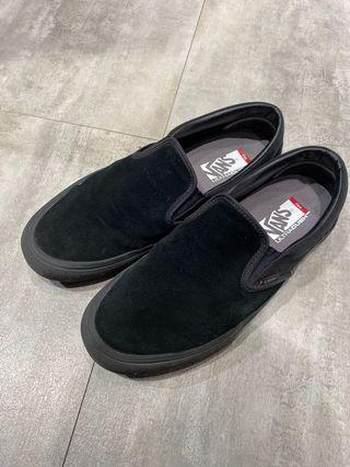 Vans slip-on pro blackout 全黑麂皮懶人鞋