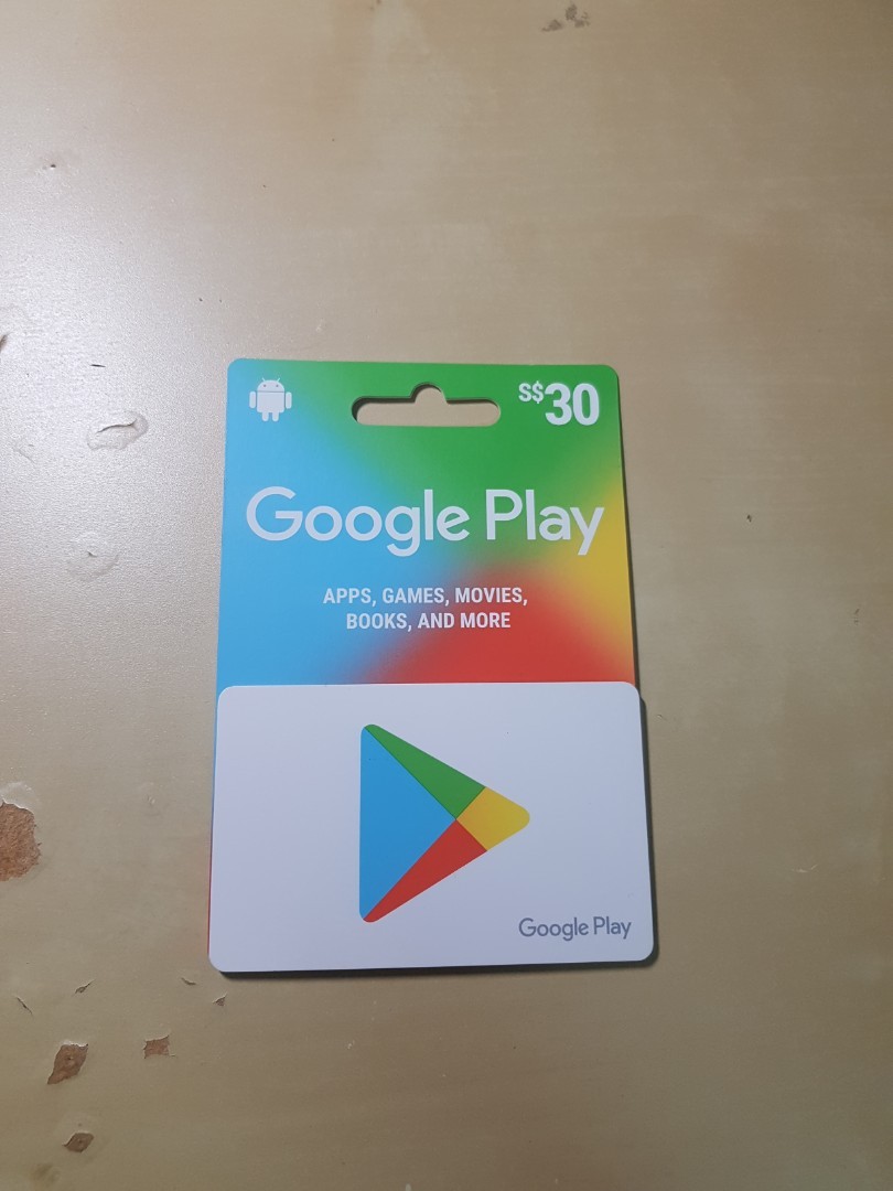 30 Google Play Card Unused Tickets Vouchers Vouchers On Carousell