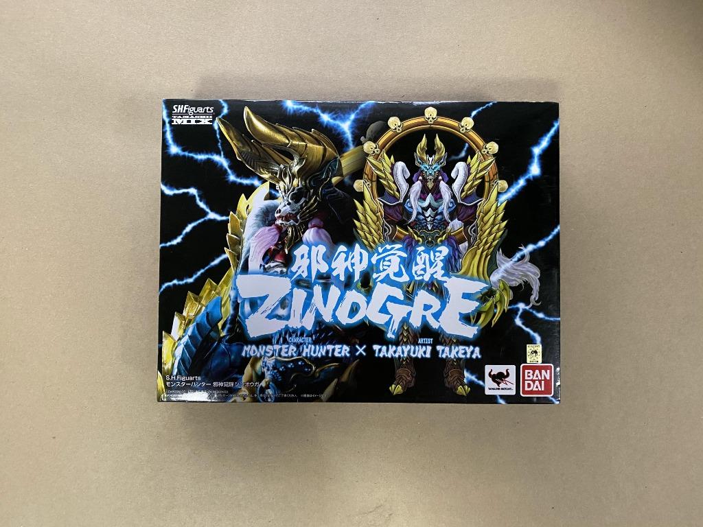 二手bandai Shf Mix Monster Hunter Zinogre 邪神覺醒雷狼龍 玩具 遊戲類 玩具 Carousell
