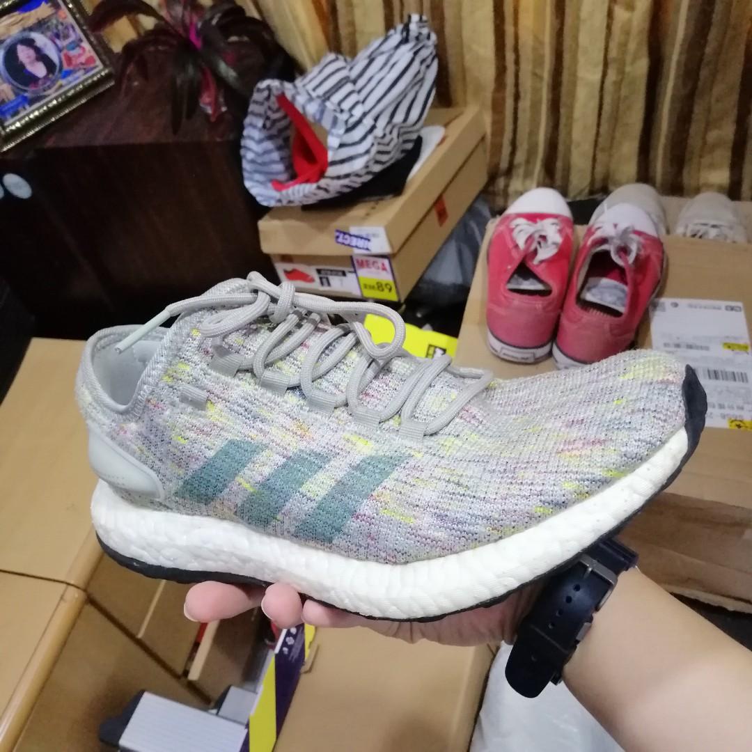Adidas pure boost white rainbow UK 7 Men s Fashion Footwear