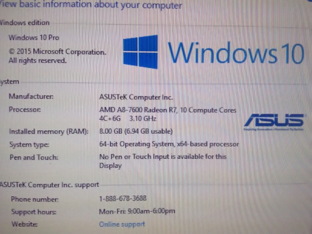 AMD A8 7600 3.10 Ghz Desktop Computer Complete Set Computers