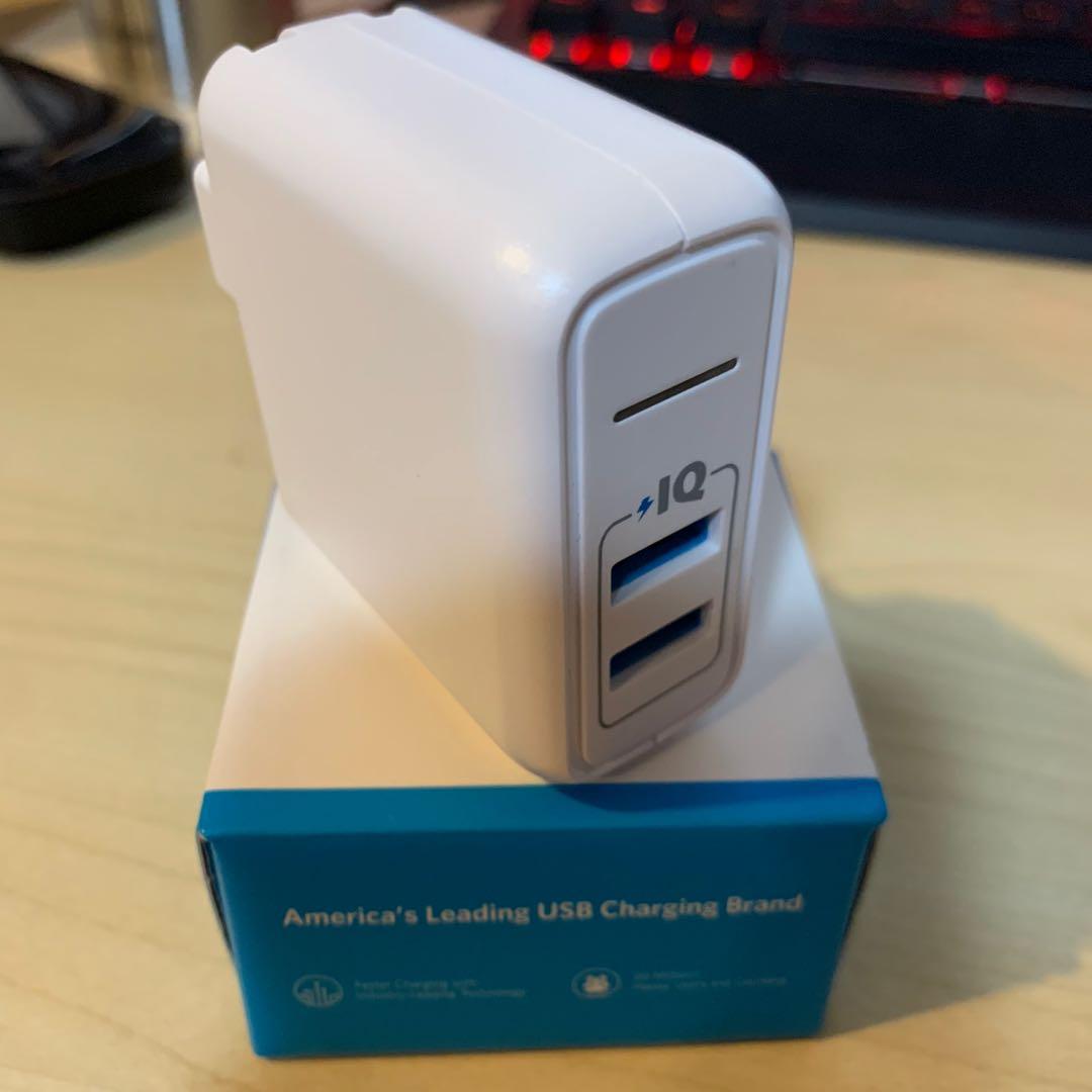 Anker Powerport 2 Elite Travel Charger Us Plug Mobile Phones Tablets Mobile Tablet Accessories Power Banks Chargers On Carousell