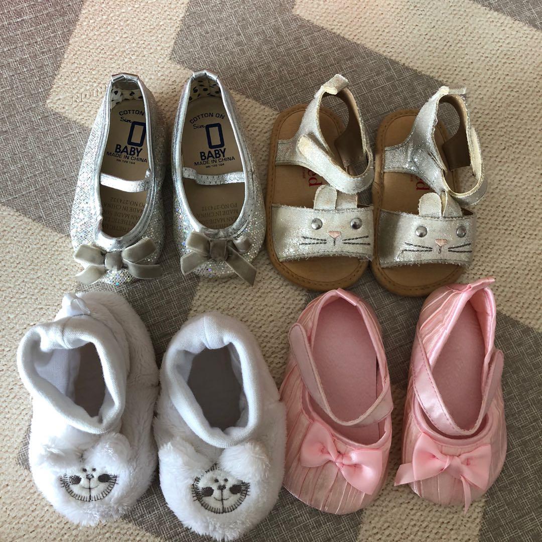 Baby Girl Shoes x 4 set, Babies & Kids, Babies & Kids Fashion on Carousell