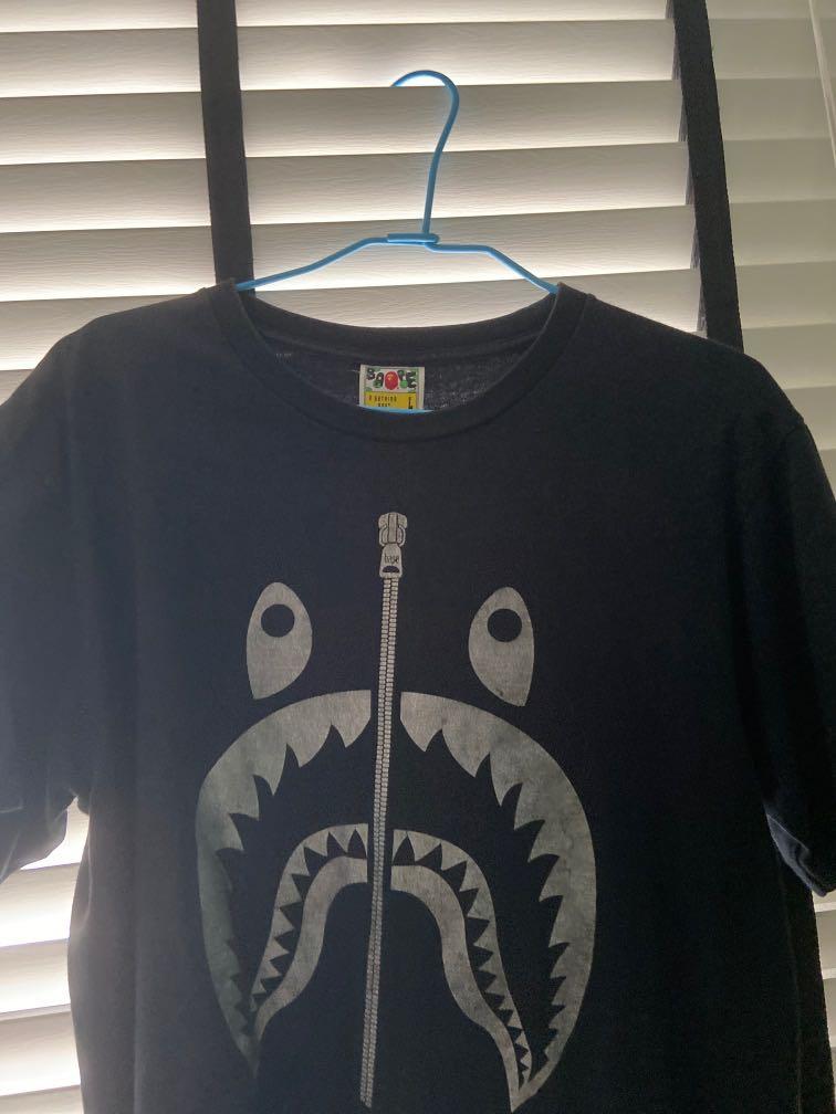 bape hologram shark tee