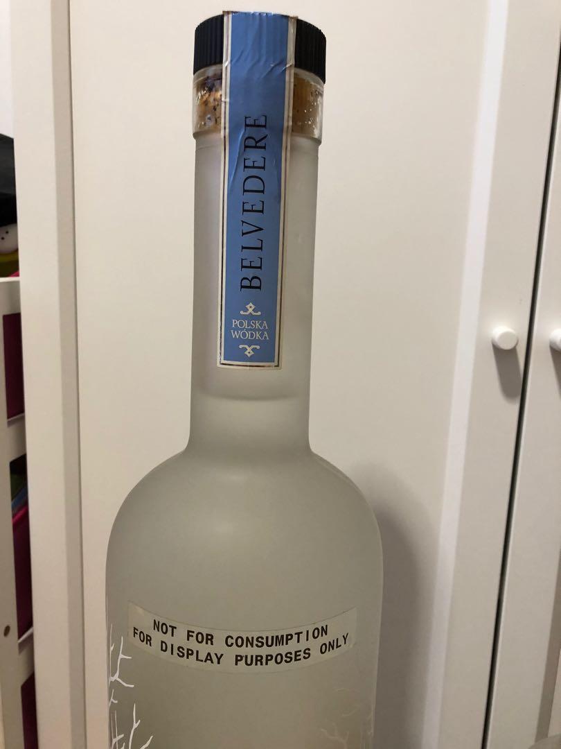 Belvedere Vodka 6L & 1.5L display bottles