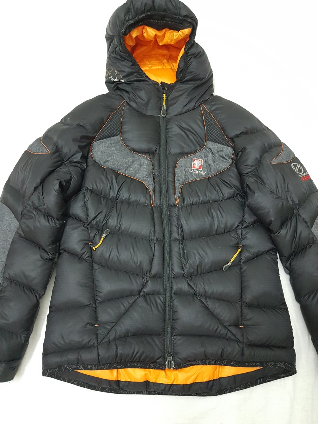 Black yak hooded clearance active down jacket