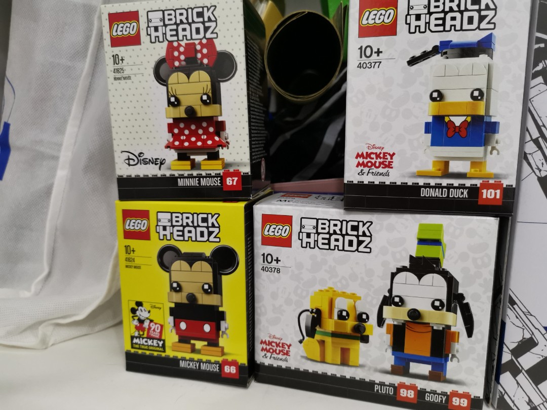 brickheadz mickey minnie