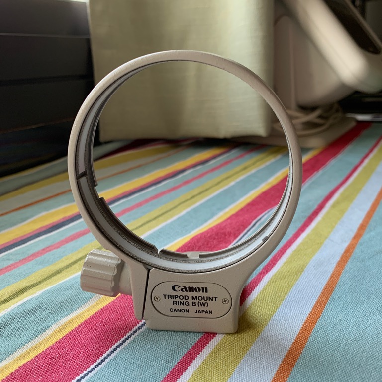 Canon Lens Tripod Mount Ring B (W) Original, Photography, Lens & Kits