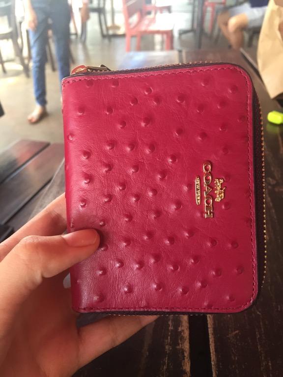 coach ostrich purse