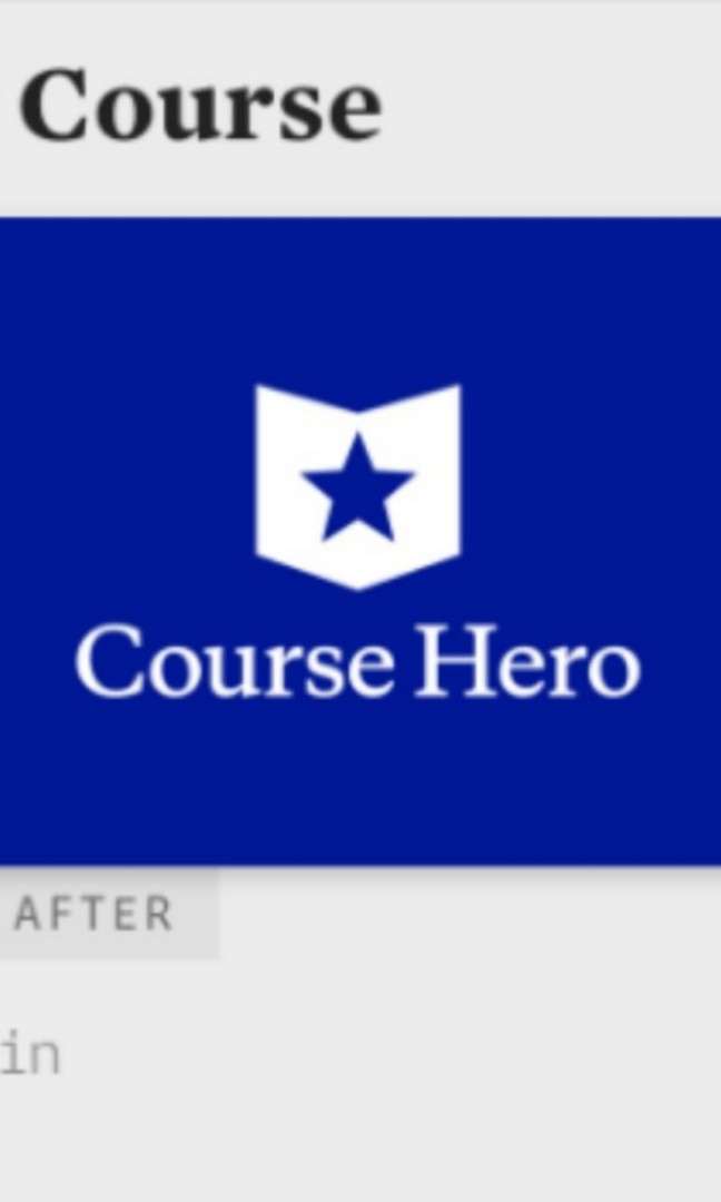 Course Hero (Unlock 1 doc for 1) CourseHero, Everything Else on Carousell