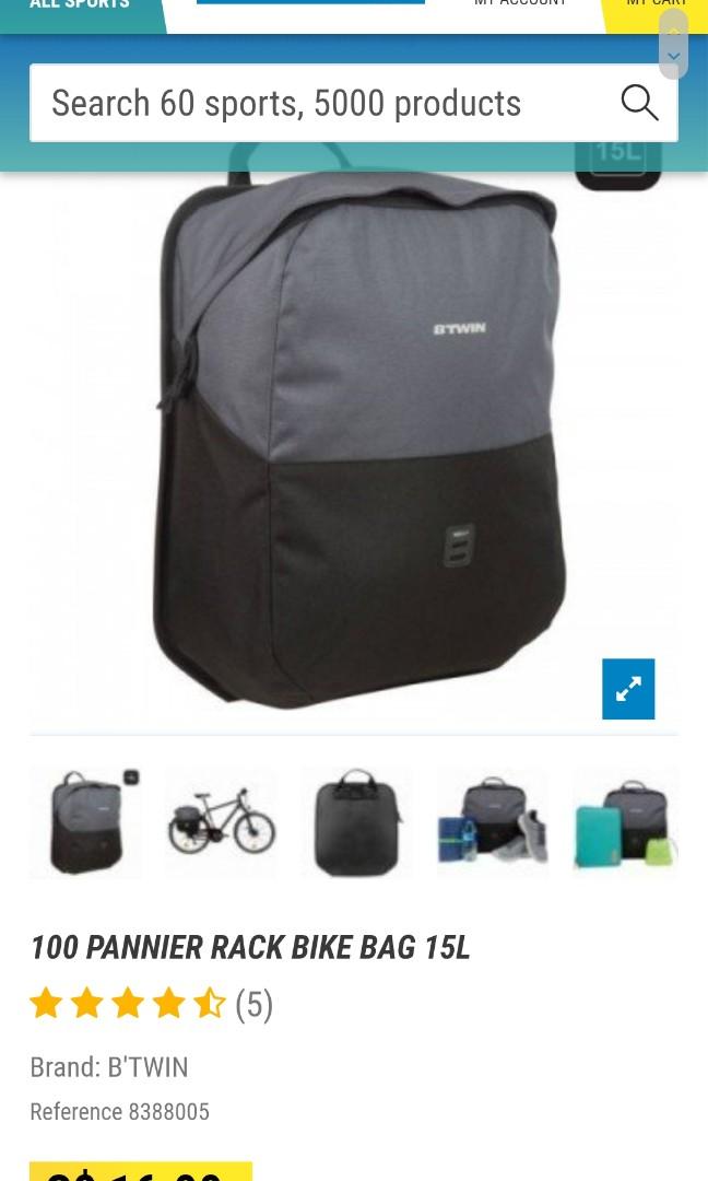 decathlon pannier backpack